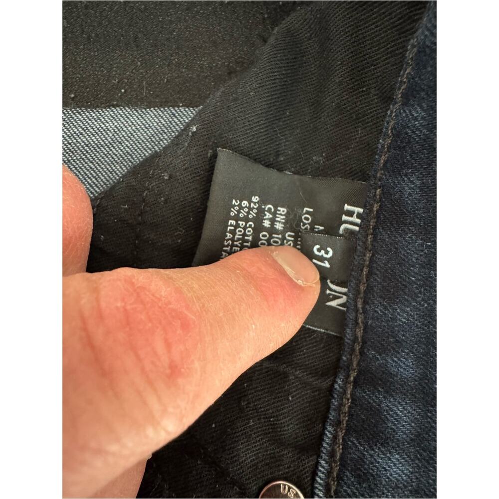 Hudson Jeans High Rise Dark Blue Women’s Skinny Jeans 31 - Picture 12 of 13